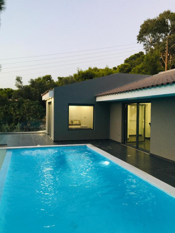 Villa Tranquility Lagonisi Exterior foto