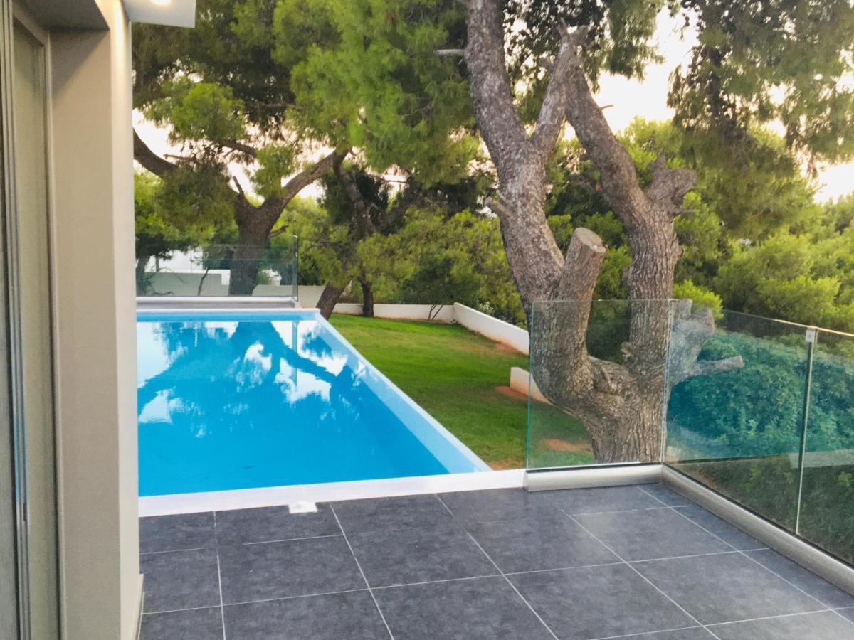 Villa Tranquility Lagonisi Exterior foto
