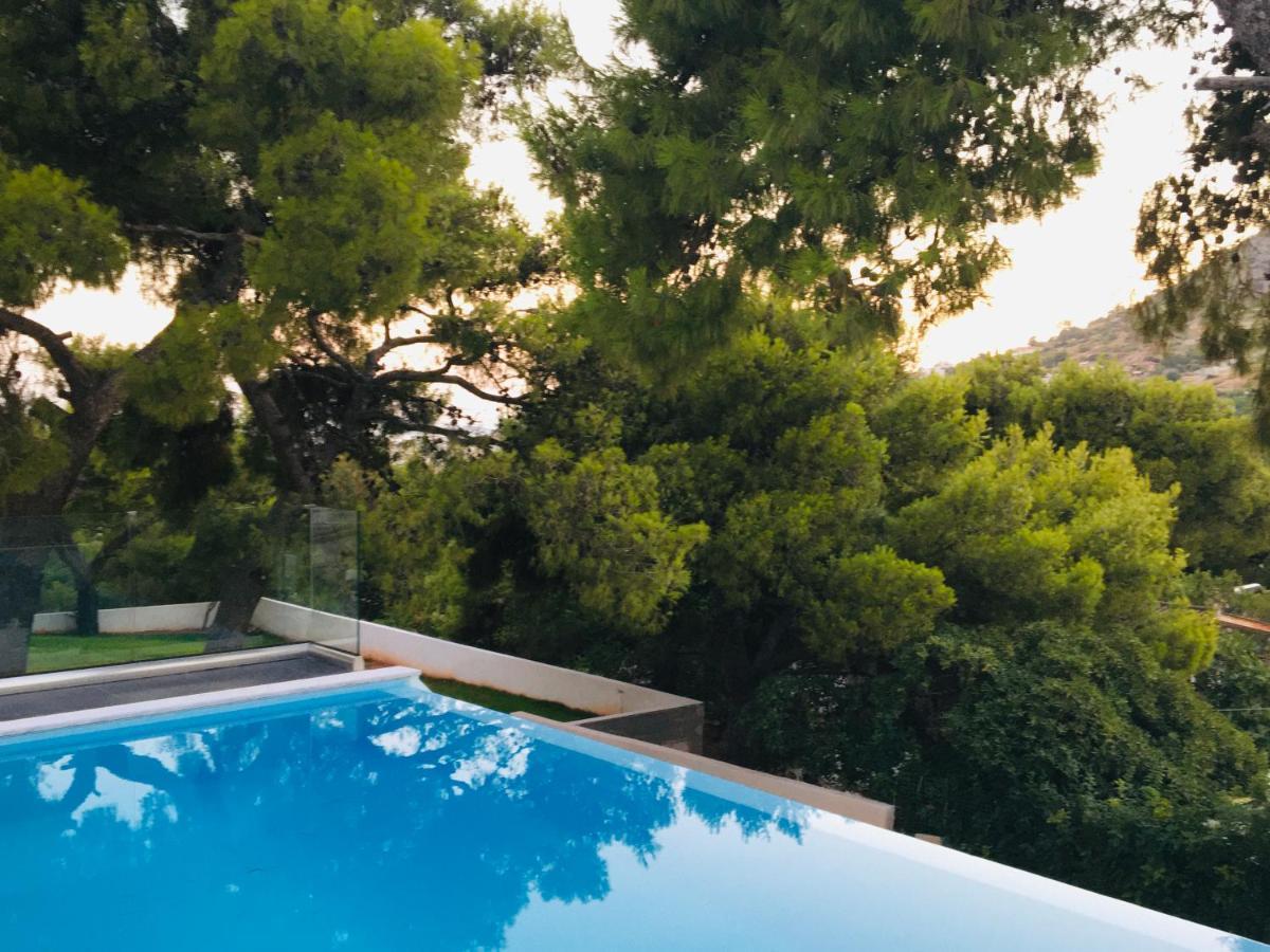 Villa Tranquility Lagonisi Exterior foto